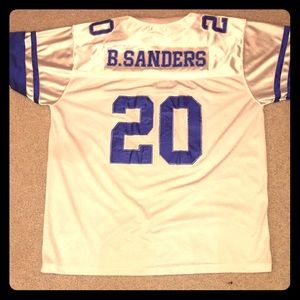 A 1996 Detroit lions Barry Sanders Jersey.